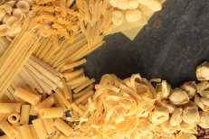 selection of pastas